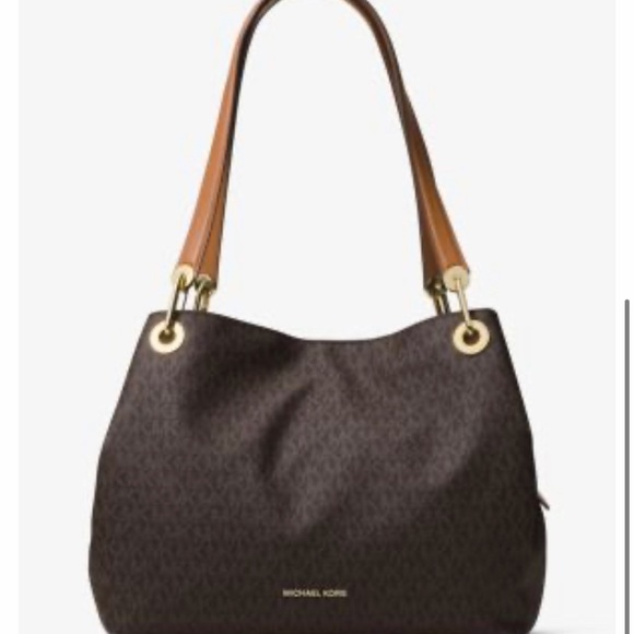 Michael kors raven logo bag Like New